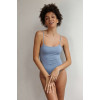 One-piece swimsuit female tenero Gray-Blue